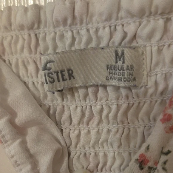 Hollister White and Pink Floral Maxi Dress - Picture 3 of 7